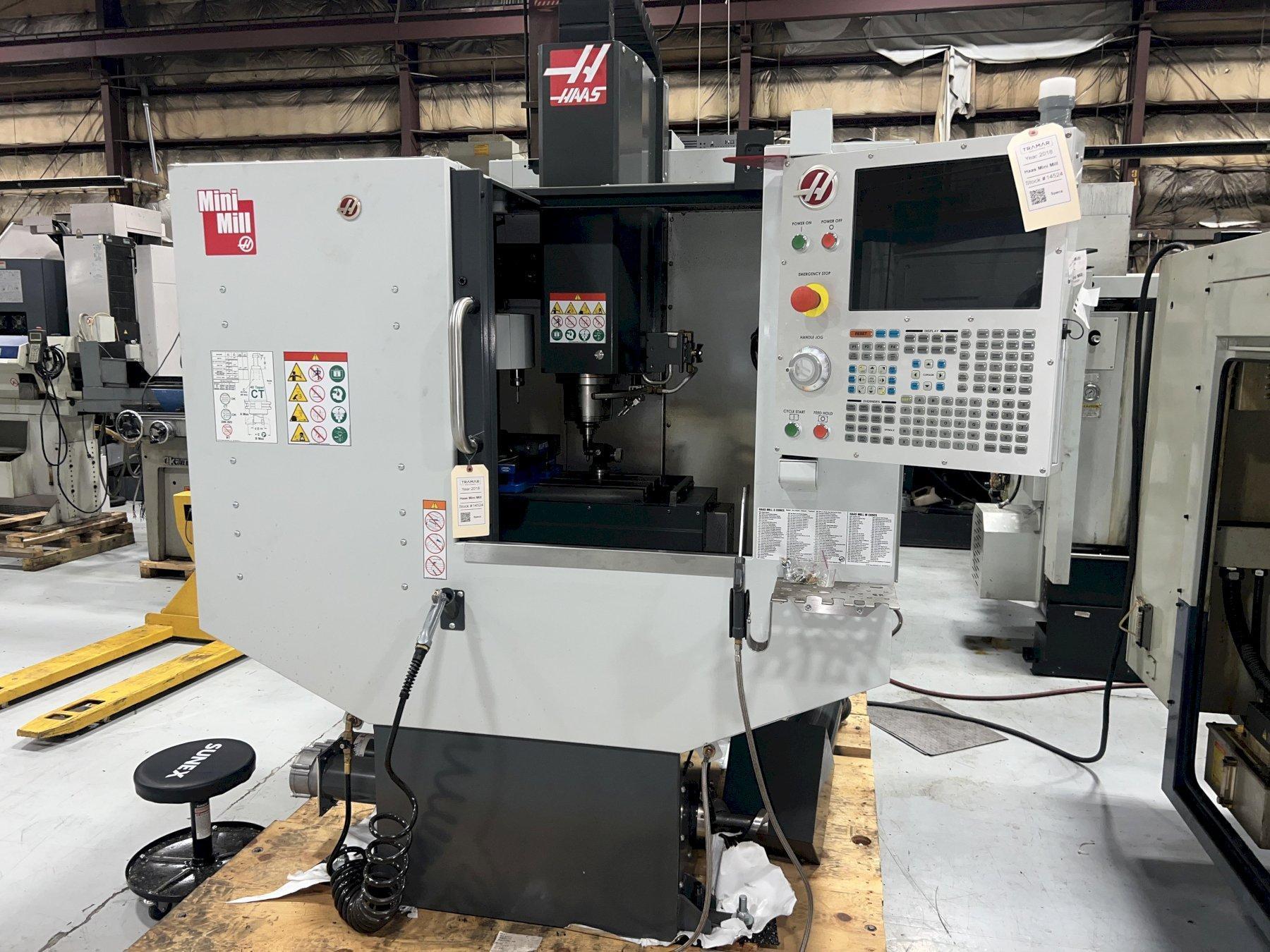 2018 Haas Mini Mill Used CNC Vertical Machining Center For Sale
