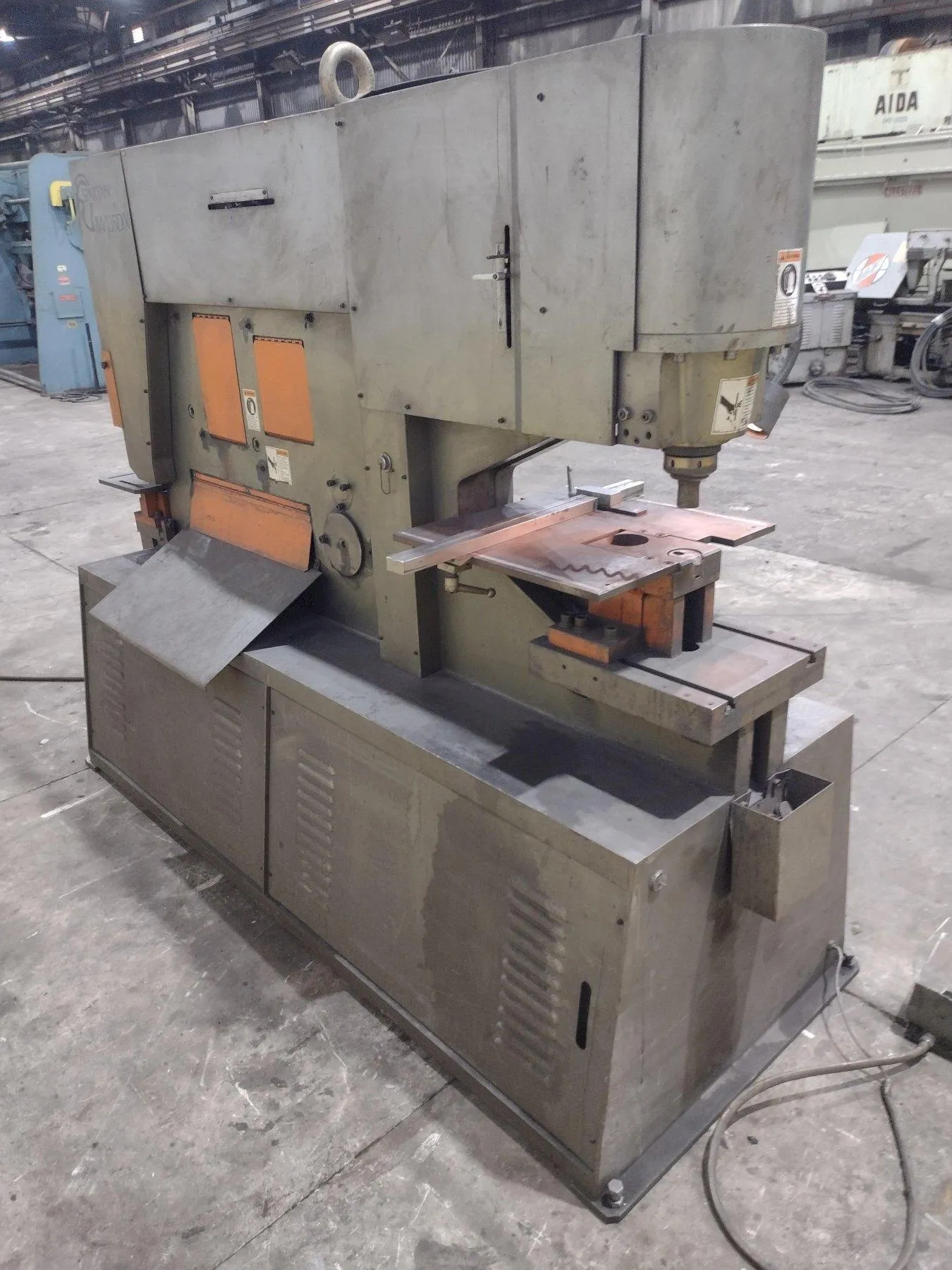 135 TON SPARTAN MODEL #IW135DX HYDRAULIC IRONWORKER STOCK# 4203