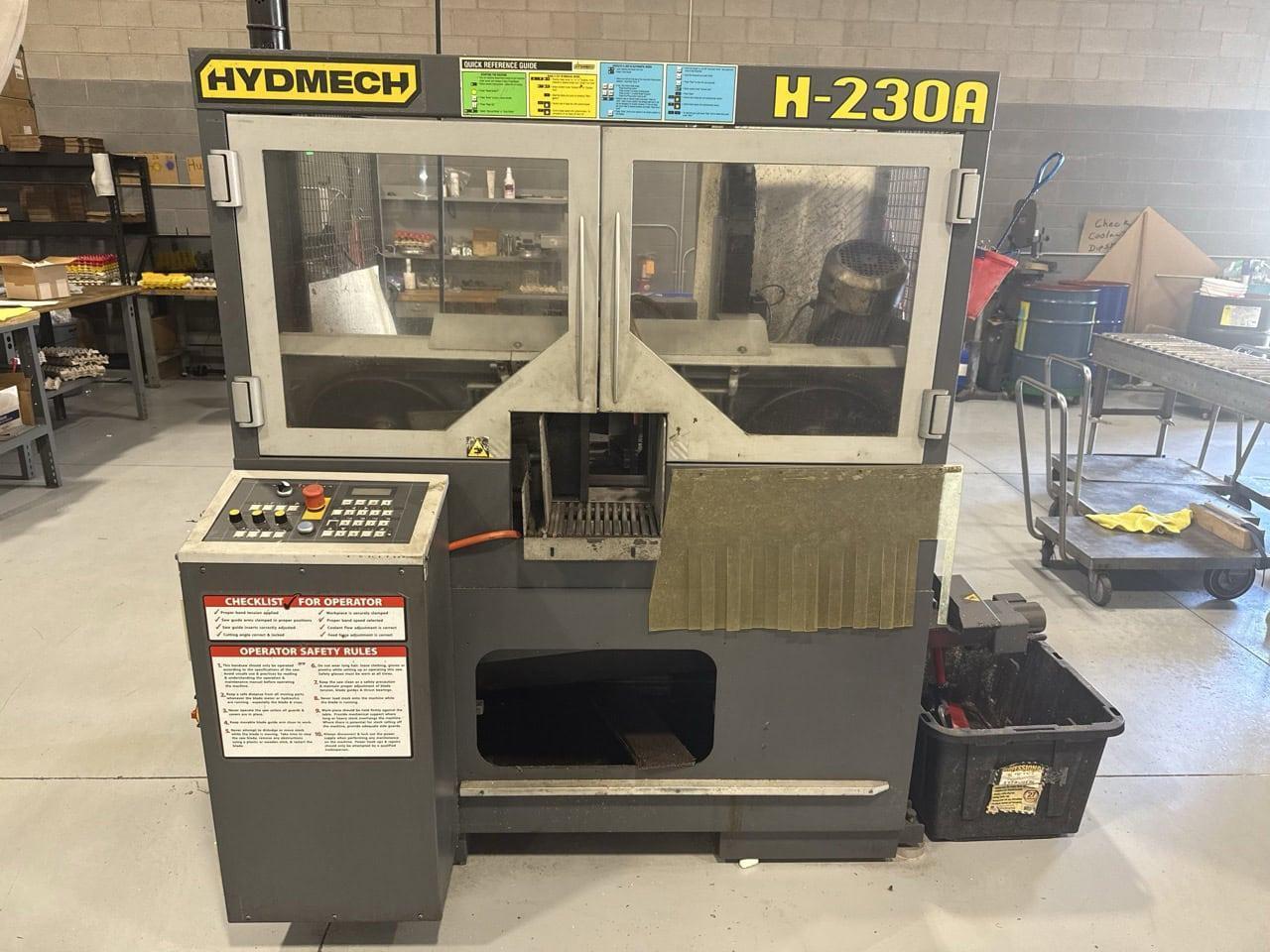 2013 Hydmech H-230A 9"x9" Horizontal Band Saw