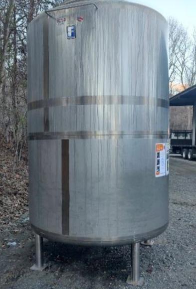 2,000 Gallon Feldmeier Stainless Steel Tank