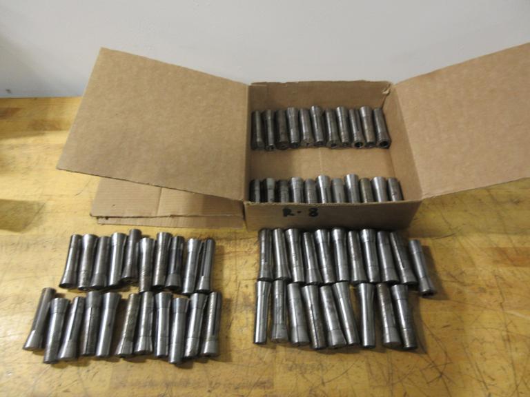 Assorted R8 Collets 1/8"-3/4" (63)- Auction Item