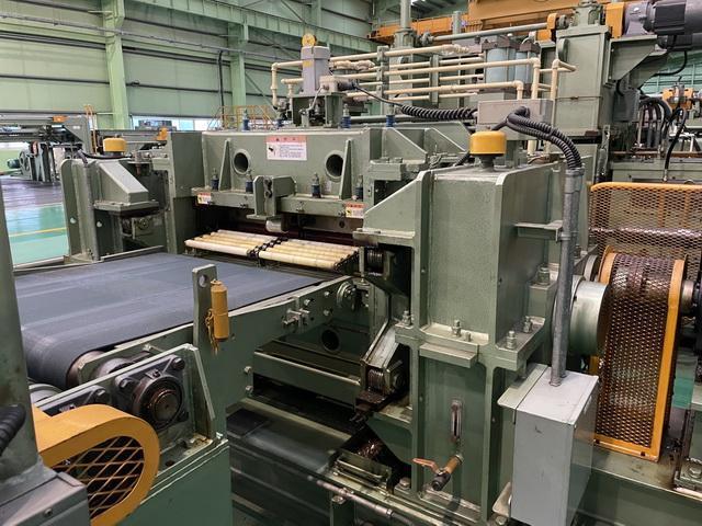 24" (750mm) x .091" (2.3mm) x 15,000# Rotary Shear Cut-to-Length Line Year 2007