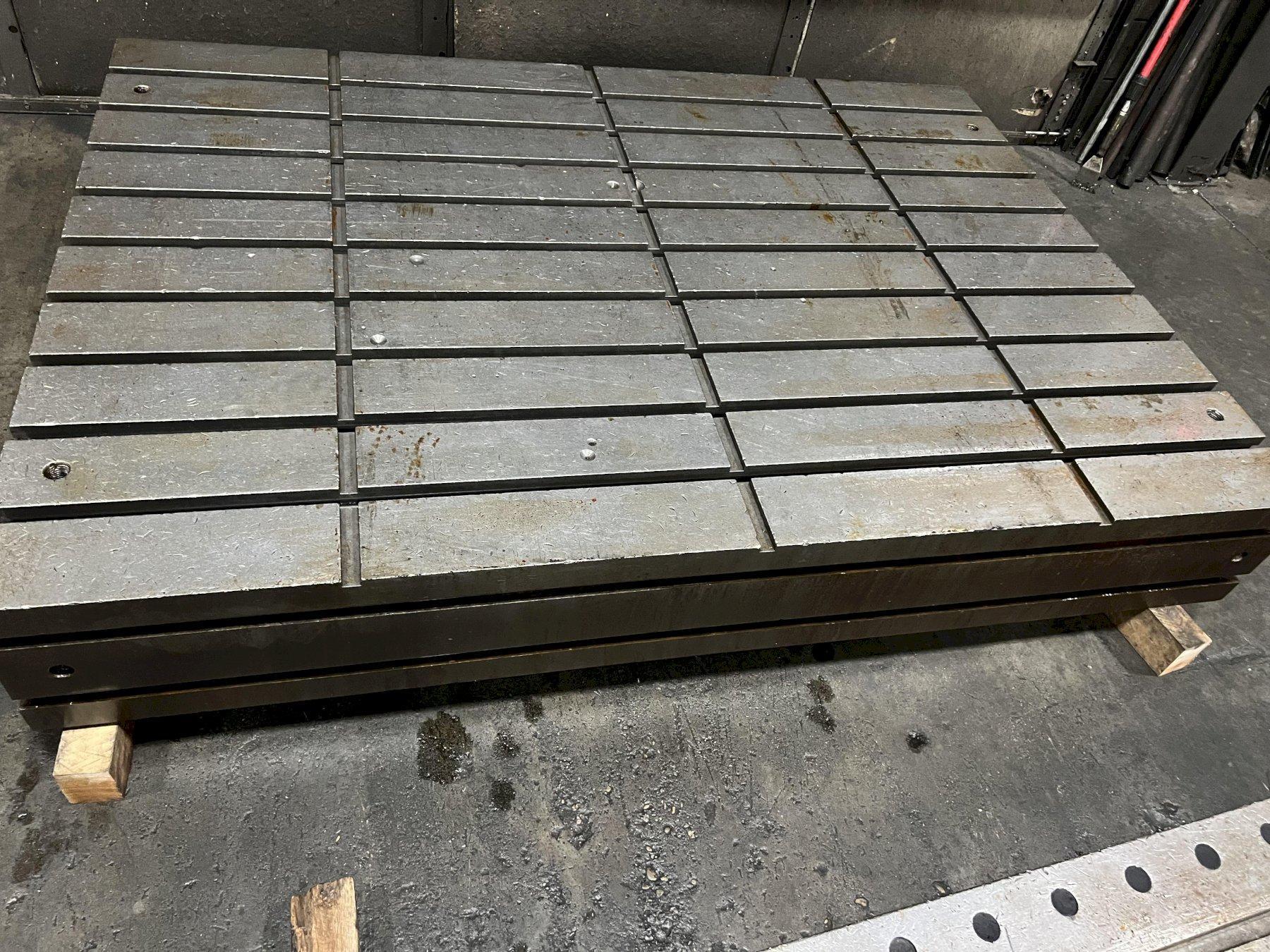 5' x 7' x 12" T-SLOTTED FLOOR PLATE.