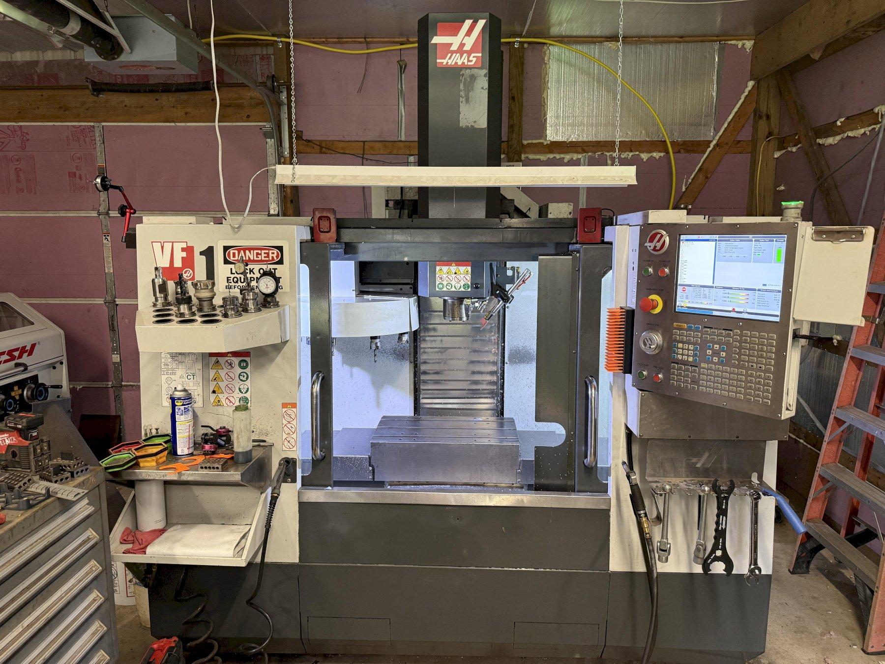 Used 2017 Haas VF-1 Used CNC Vertical Machining Center For Sale