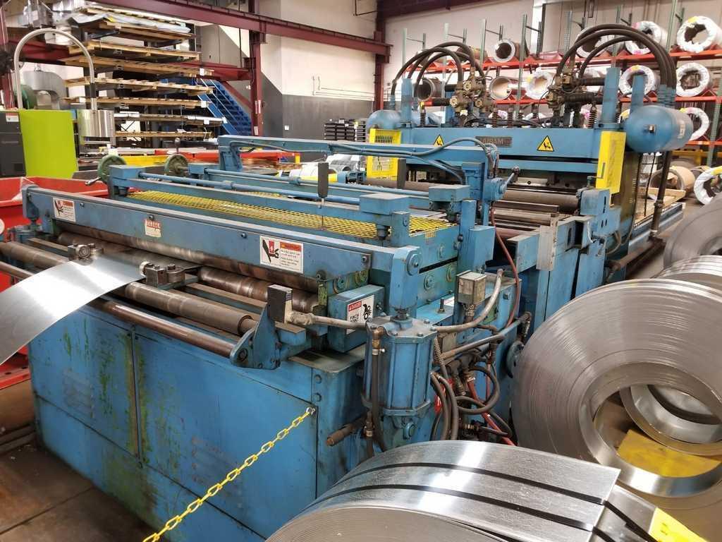60" x 0.109" x 12,000# Rowe Cut To Length Line