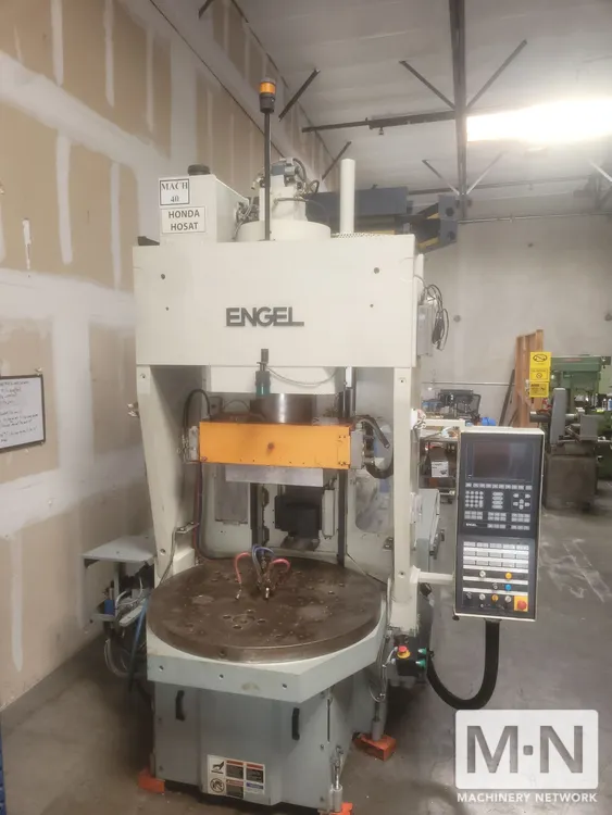 150 TON 7 OZ ENGEL MODEL INSERT 330H/150 VERTICAL CLAMP INJECTION MOLDING MACHINE MFG 2005