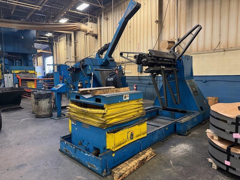 MINSTER Coil Reel And Powered Straightener Combination 20,000 Lbs. x 50" Wide