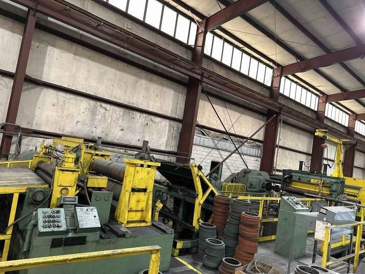 60" x .187" x 40,000# Delta Loop Slitting Line