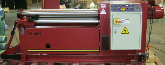 1 - NEW LEMAS HYDRAULIC 3-ROLL INITIAL-PINCH PLATE BENDING ROLL, MODEL #: TR 160/4