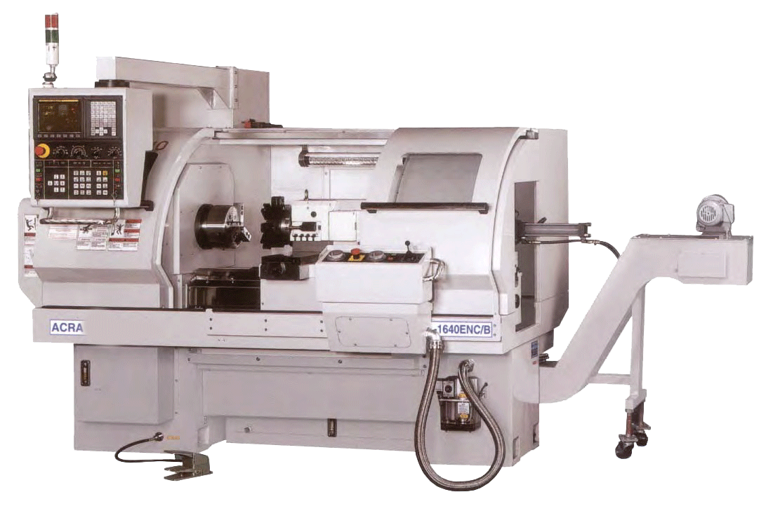14" X 40" ACRA MODEL 1440 ENC CNC LATHE WITH FANUC OI MATE TD CONTROLLER