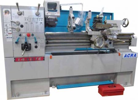 14" X 40" ACRA MODEL 1440TE PRECISION GAP BED ENGINE LATHE (8 SPEED)
