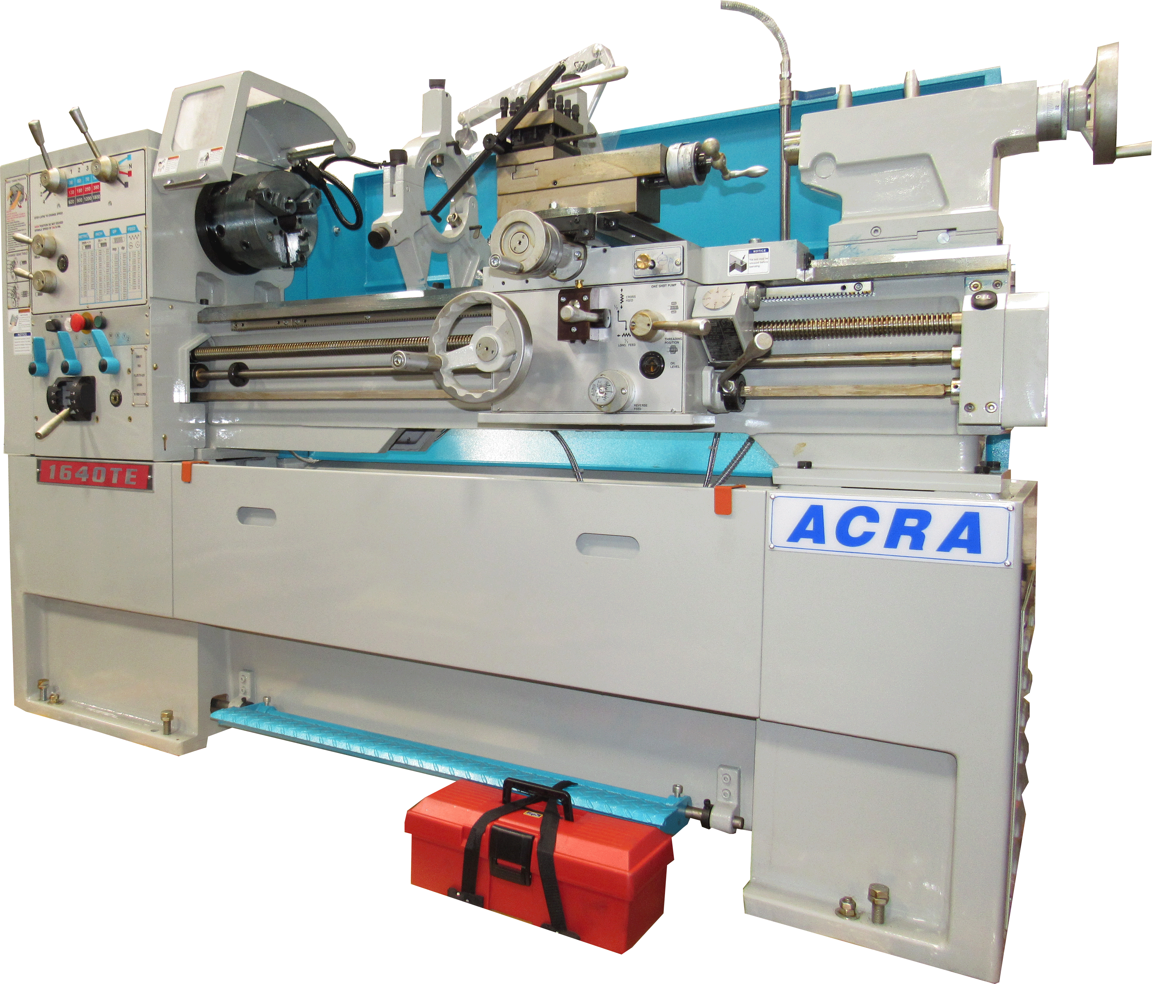 16" X 40" ACRA MODEL 1640TE PRECISION GAP BED ENGINE LATHE (12 SPEED)