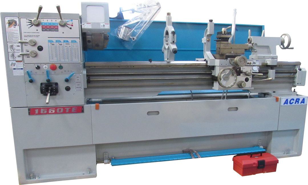 16" X 60" ACRA MODEL 1660TE PRECISION GAP BED ENGINE LATHE (12 SPEED)