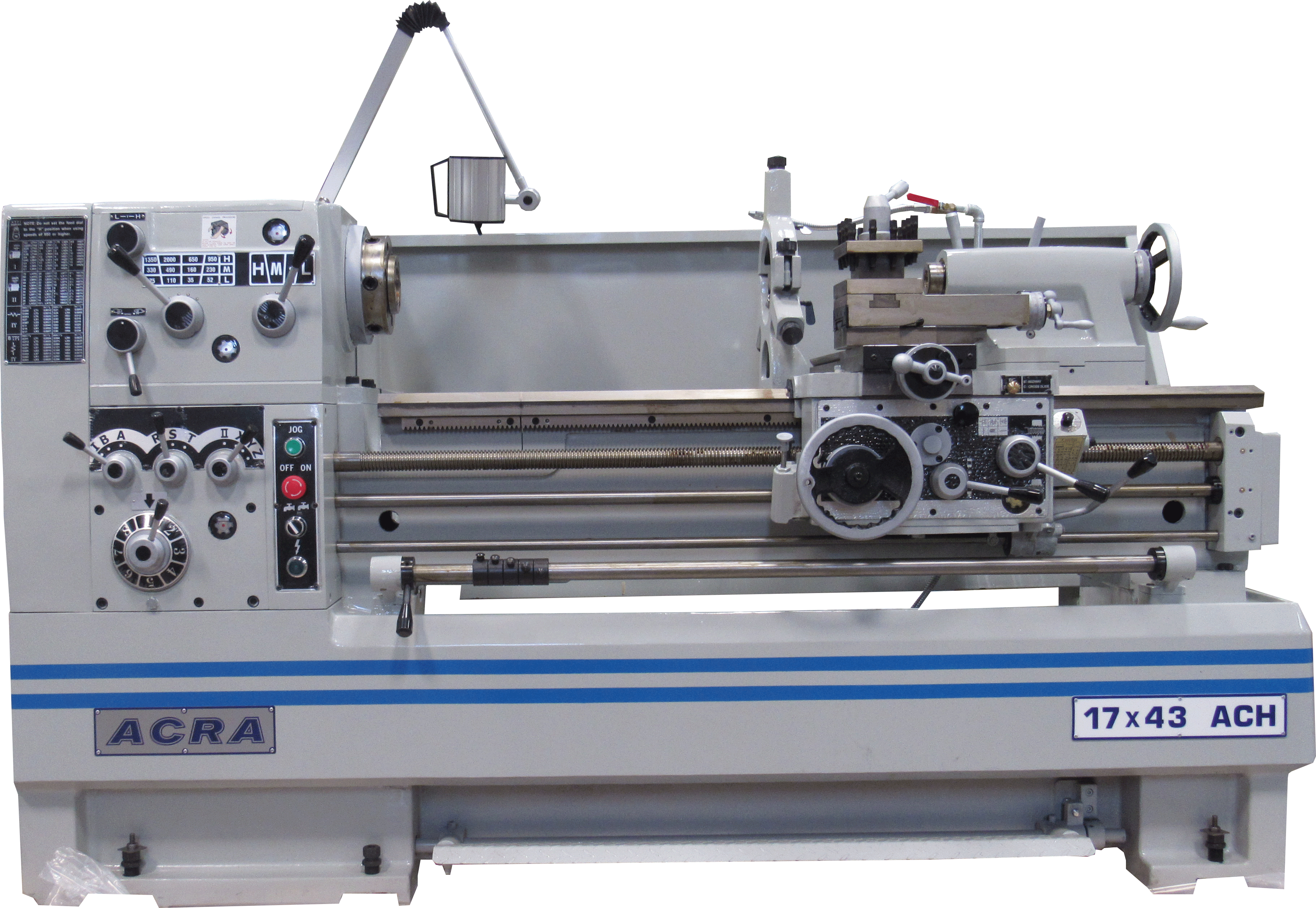 17" X 43" ACRA MODEL 1743ACH PRECISION GAP BED ENGINE LATHE