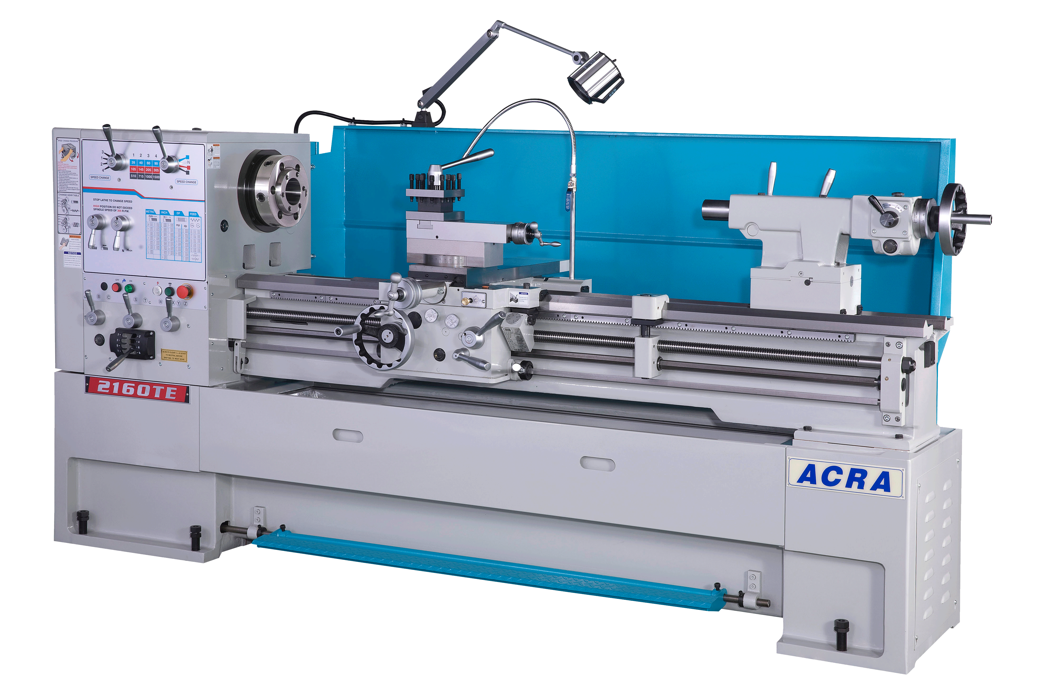 17" X 60" ACRA MODEL 1760TE (2-1/2" BORE) PRECISION HIGH SPEED GAP BED ENGINE LATHE