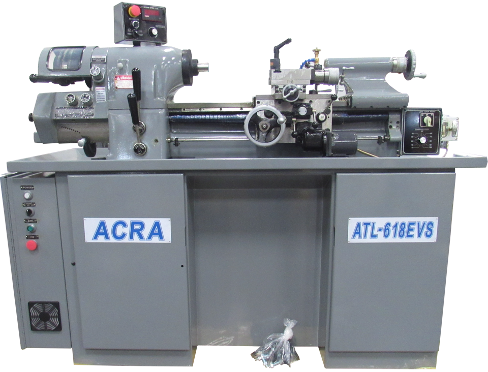 ACRA MODEL 618EVS PRECISION HIGH SPEED/HIGH ACCURACY TOOLROOM LATHE WITH INVERTER (5 HP)