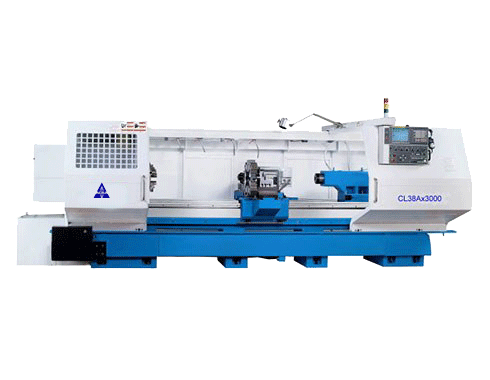 26"X120" ACRA MODEL CL-38C HOLLOW SPINDLE CNC FLAT BED LATHE WITH FANUC OITD CONTROLLER