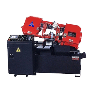 9.84” X 11.8” ACRA MODEL 250AE FULLY AUTOMATIC MITERING HYDRAULIC BANDSAW