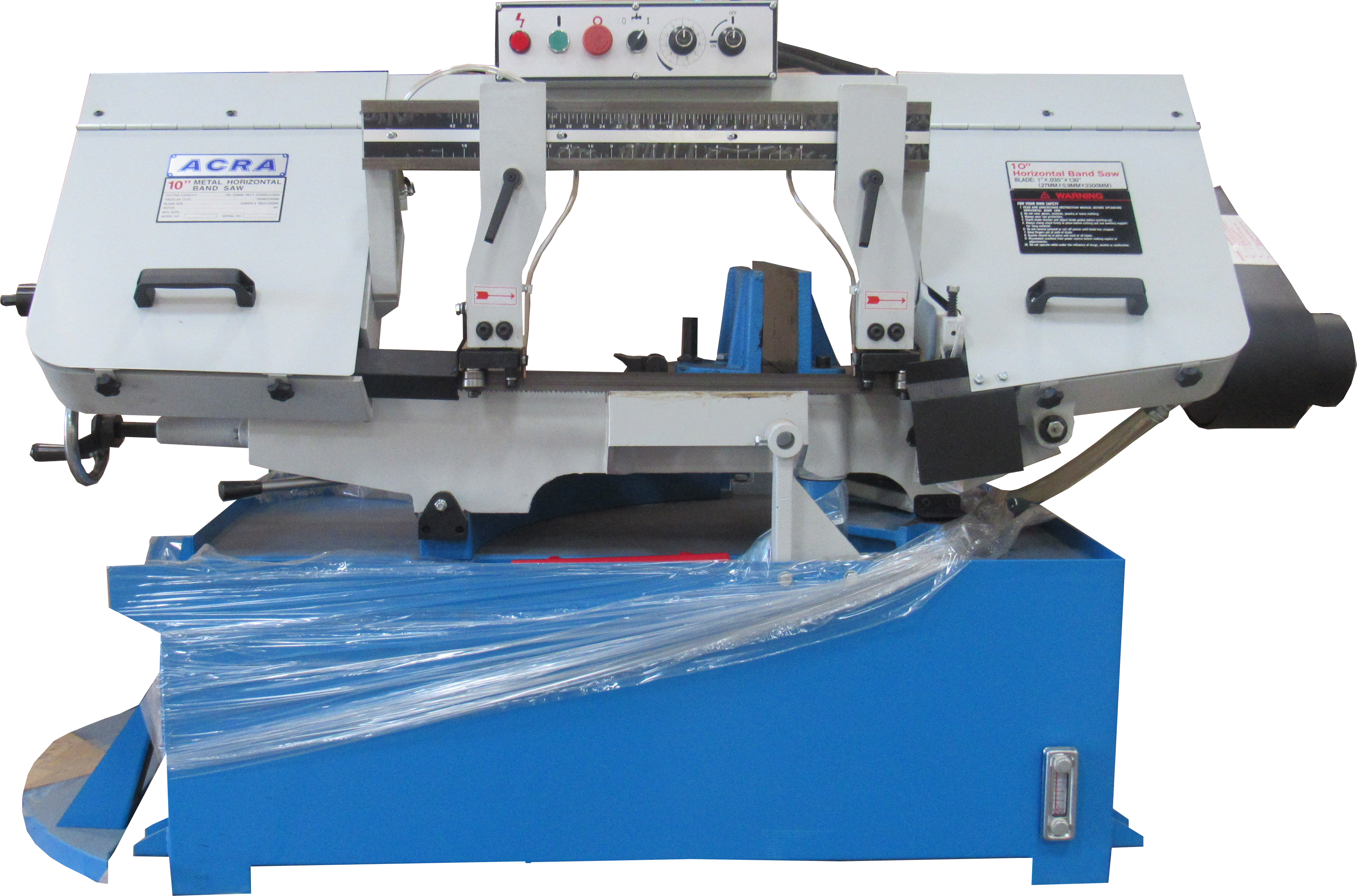 9" X 16" ACRA MODEL BS-250VS VARIABLE SPEED HORIZONTAL BANDSAW WITH SWIVEL (MITER) HEAD