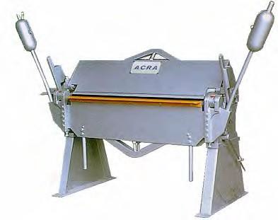 18 GA. X 96” ACRA MODEL FK-S9618 HEAVY DUTY MANUAL (APRON LEAF) FLOOR TYPE BRAKE