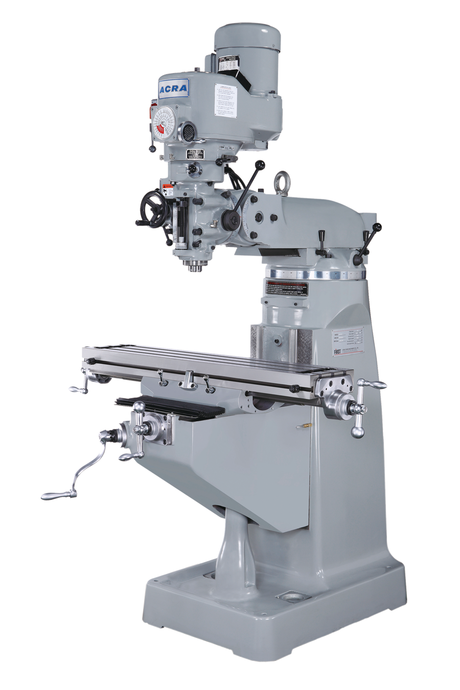 ACRA MODEL LCM50 VERTICAL STEP PULLEY MILLING MACHINE