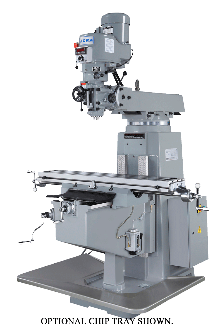 ACRA MODEL LCTM-1 VERTICAL VARIABLE SPEED MILLING MACHINE