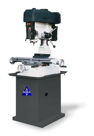 ACRA MODEL RF-31 STEP PULLEY BENCH TYPE MANUAL MILLING/DRILLING MACHINE