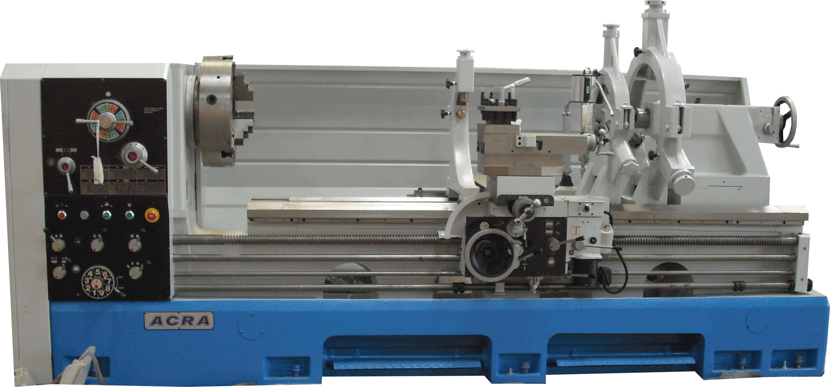 36" X 80" ACRA MODEL 3680SET PRECISION GAP BED ENGINE LATHE