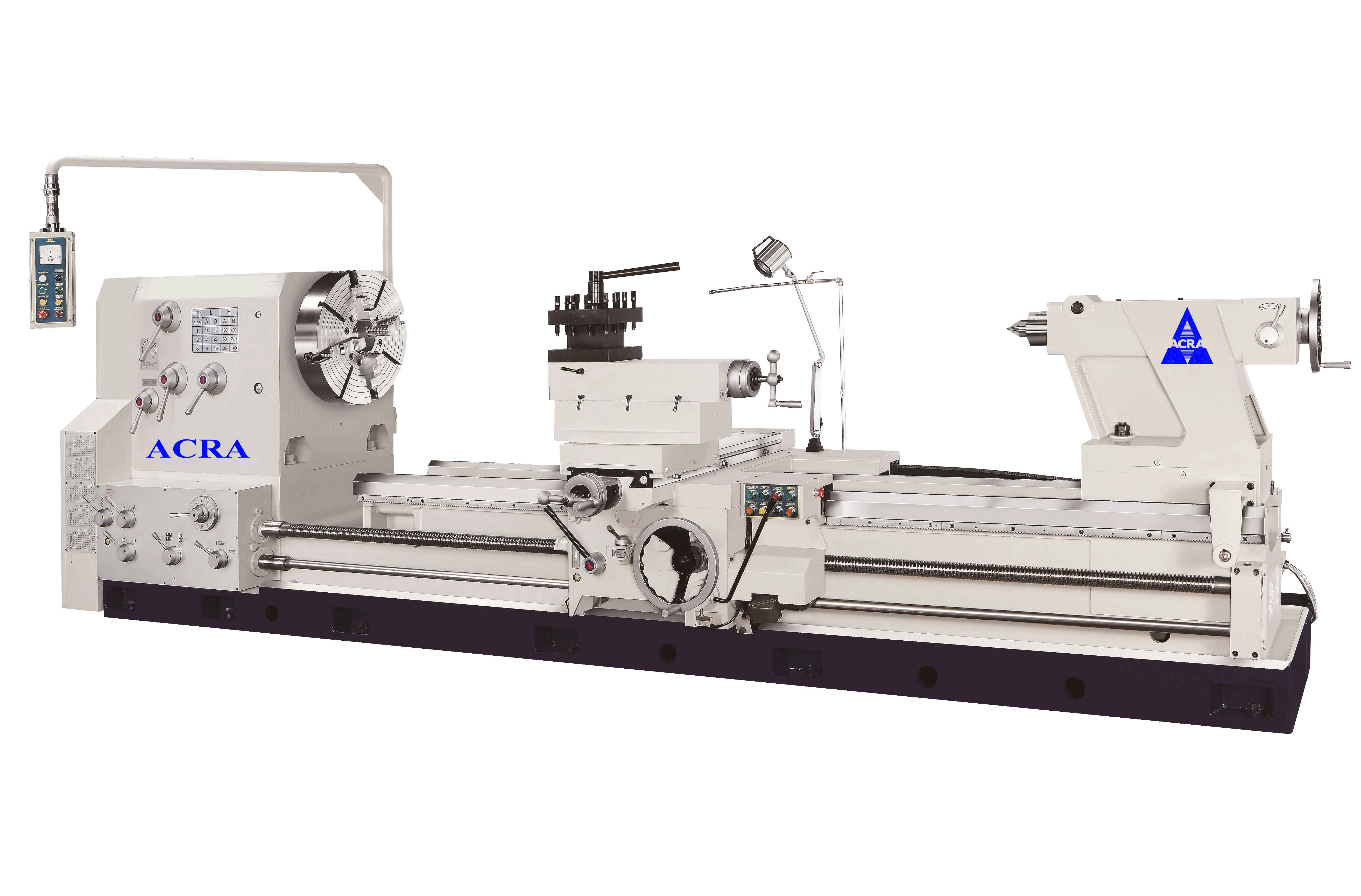 65" X 120" ACRA MODEL 65120SHT PRECISION GAP BED HEAVY DUTY ENGINE LATHE
