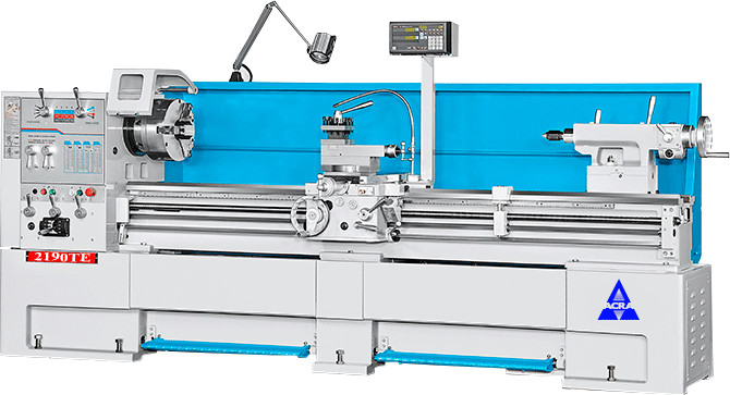 21" X 90" ACRA MODEL 2190TE (2-1/2" BORE) PRECISION HIGH SPEED GAP BED ENGINE LATHE