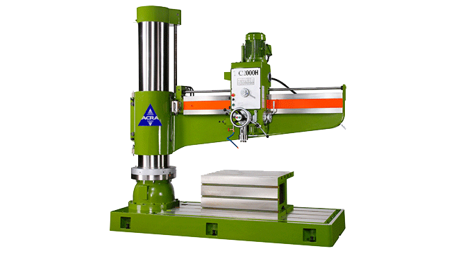 ACRA MODEL ARD2000H RADIAL ARM DRILLING MACHINE WITH HYDRAULIC CLAMPING