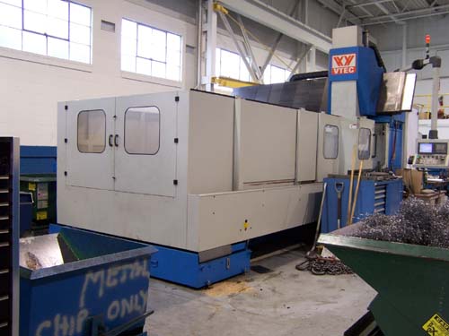 Visionwide VF4000 2005yr Fanuc 18i Double Column VMC X-165"xY-90"xZ-36" Lift Up Chip