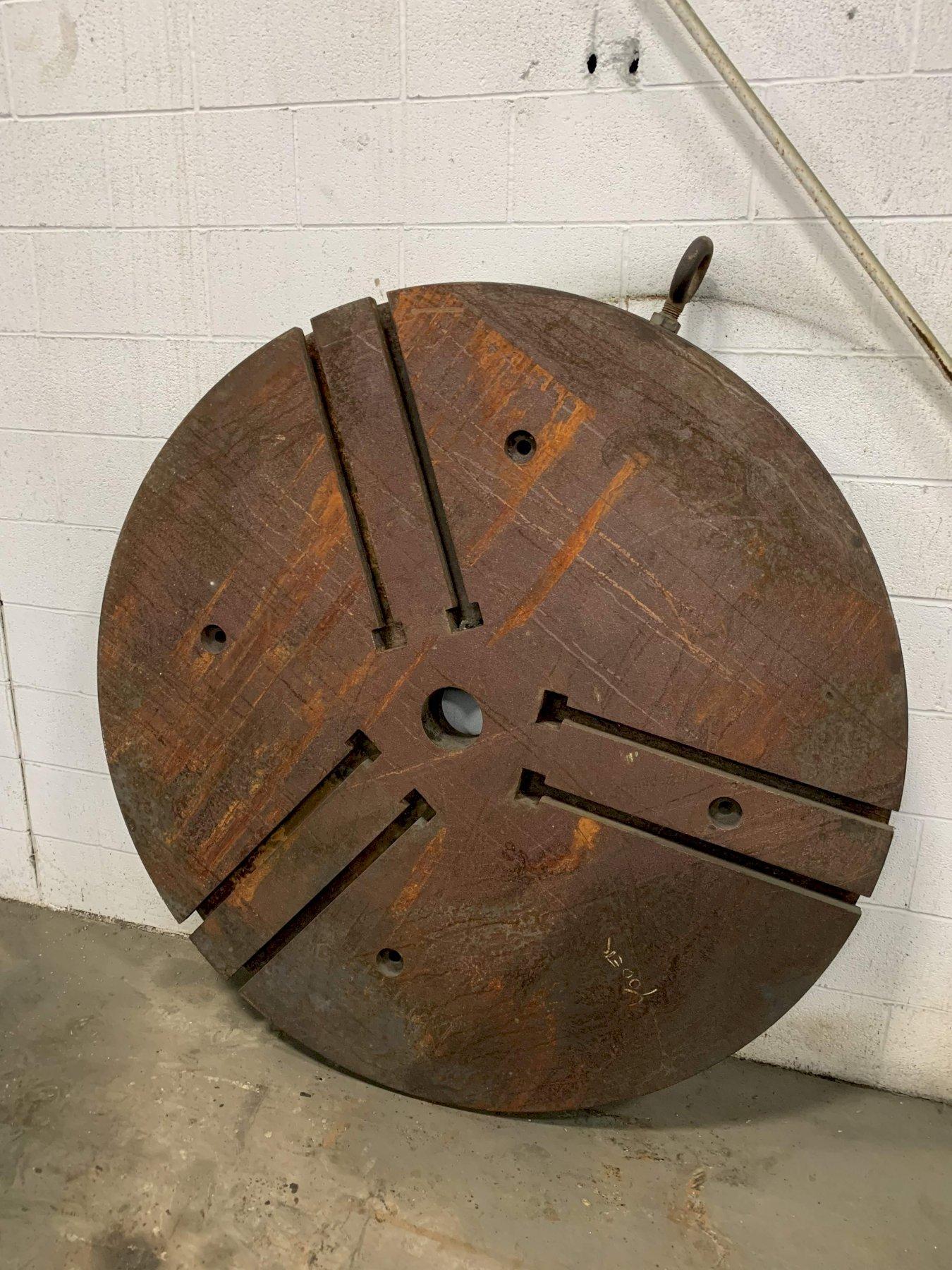 60' 3 JAW FLAT BACK LATHE CHUCK: STOCK 71332