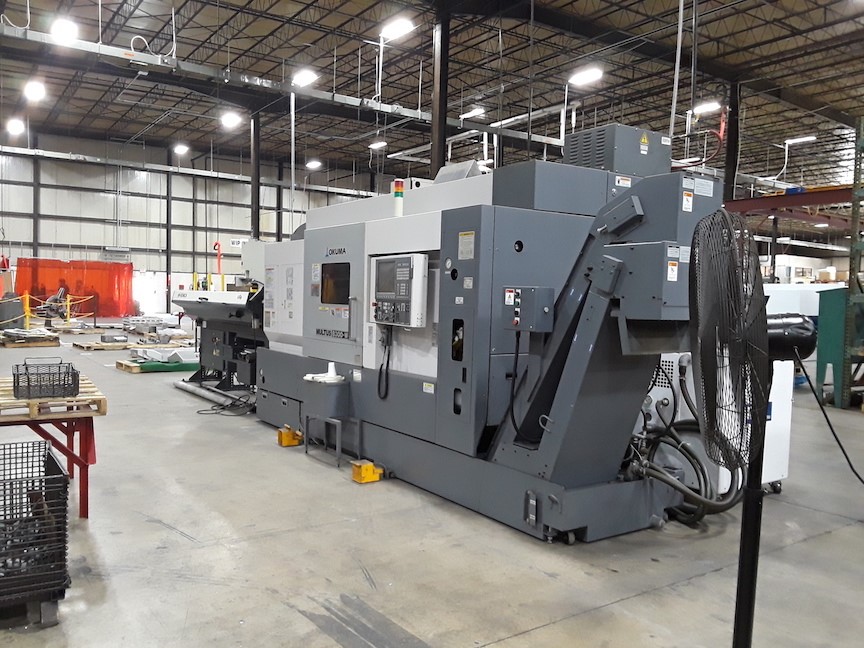 OKUMA MULTAS B 300W CNC MILL TURN CENTER WITH SUBSPINDLE AND BARFEED