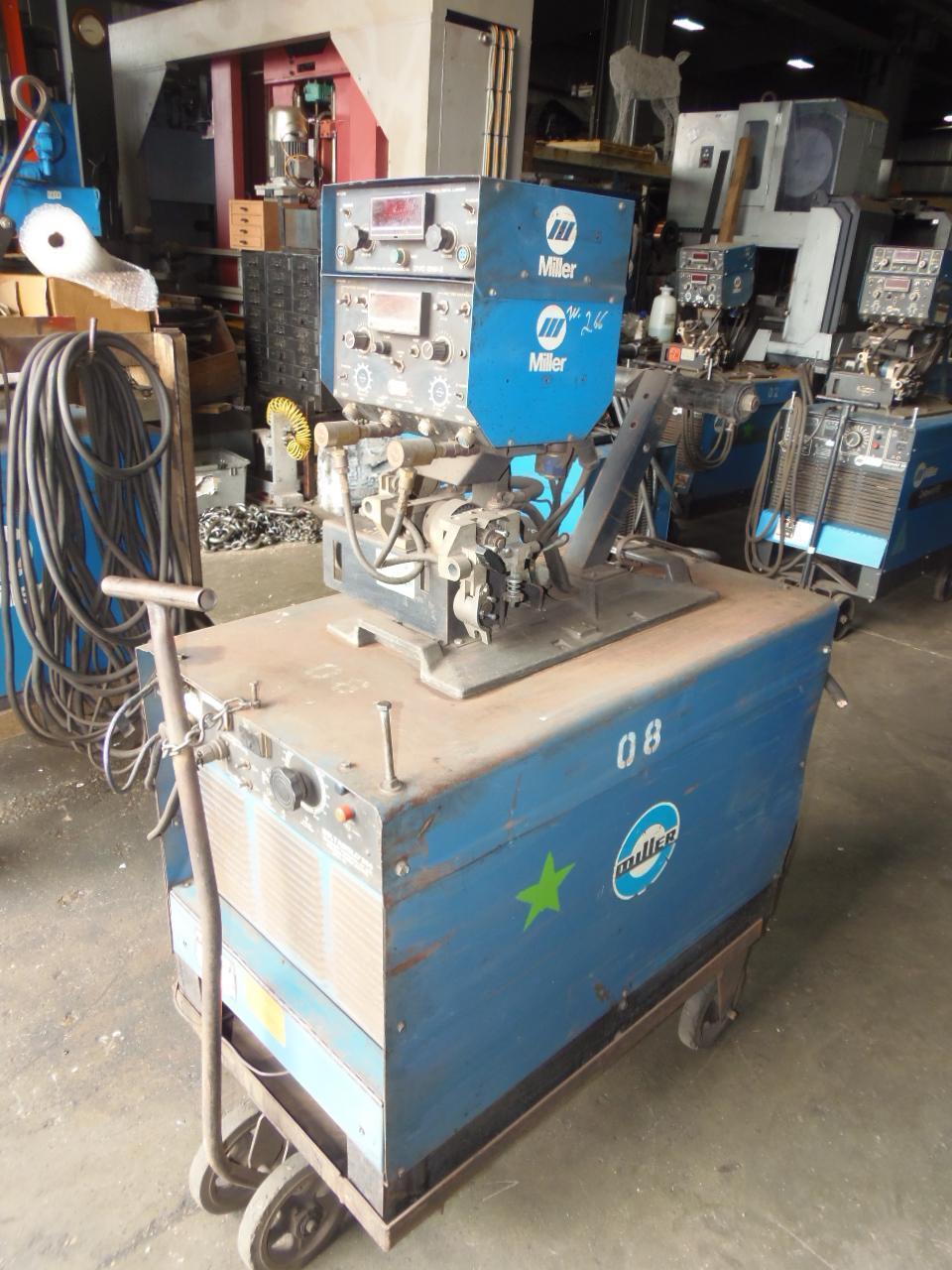 Miller 650 Amp Wire Feed Welder, Model Deltaweld 650 with D52D Wire feeder