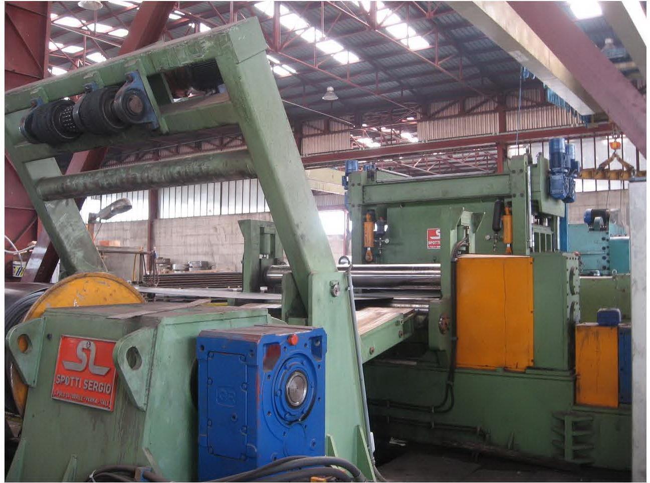 2000mm (79") x 12mm (.472") x 60,000# Spotti Cut-to-Length Line Components
