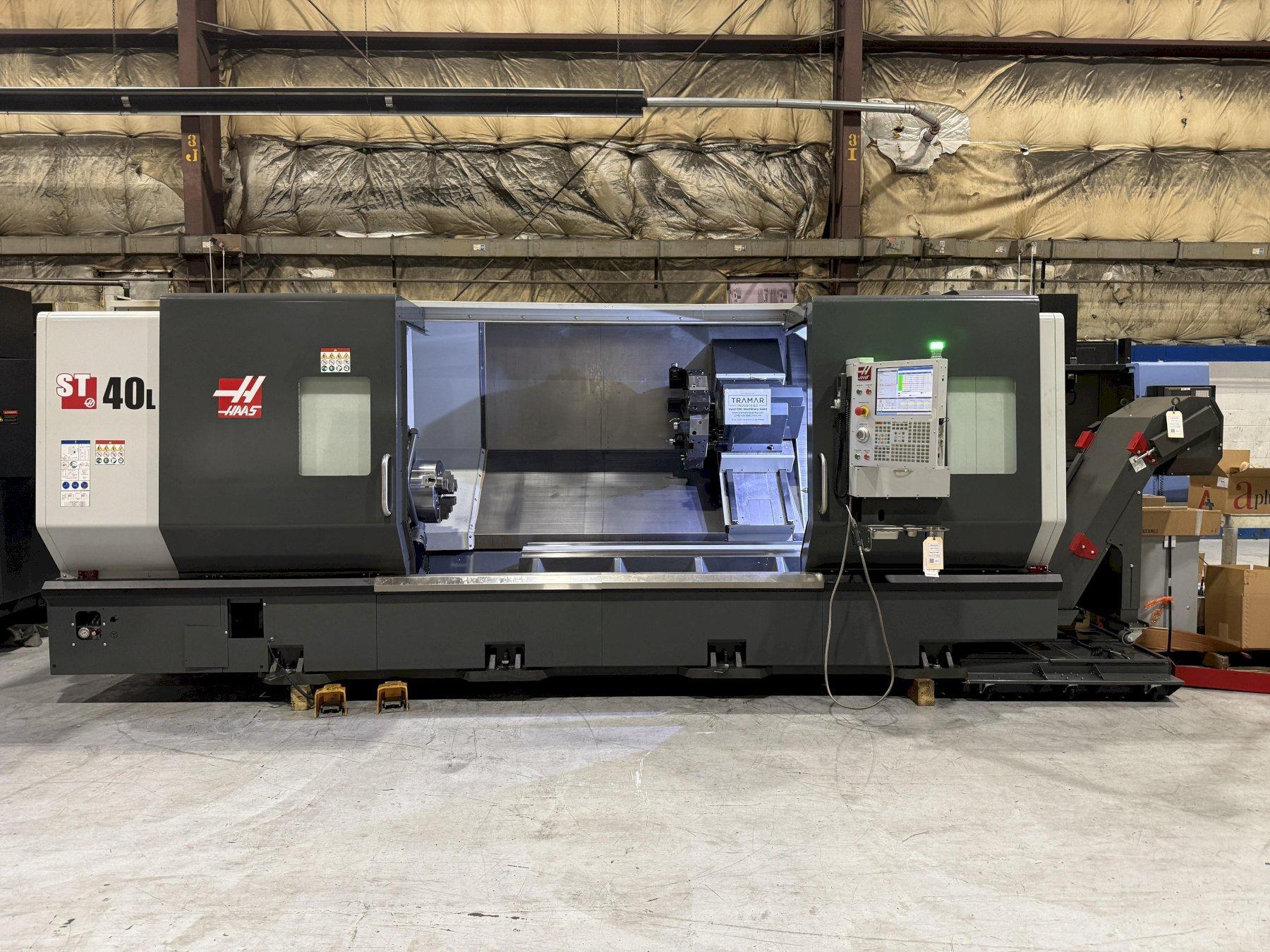 Used 2020 Haas ST-40L CNC Lathe with Live Tooling For Sale