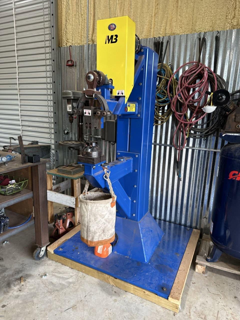 Mittler Bros 4200-150-VS Single Head Variable Speed Power Hammer, 2022 – Never Used, Available Immediately,  Extra Stretching Dies