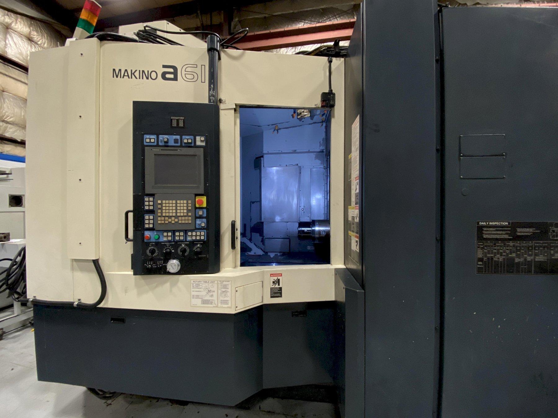 Makino A61 CNC Horizontal Machining Center, Fanuc Pro 5, 12K Spindle, 19.7