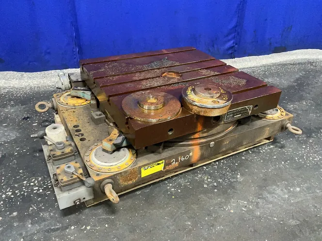 30” X 30” T-SLOTTED ROTARY TABLE