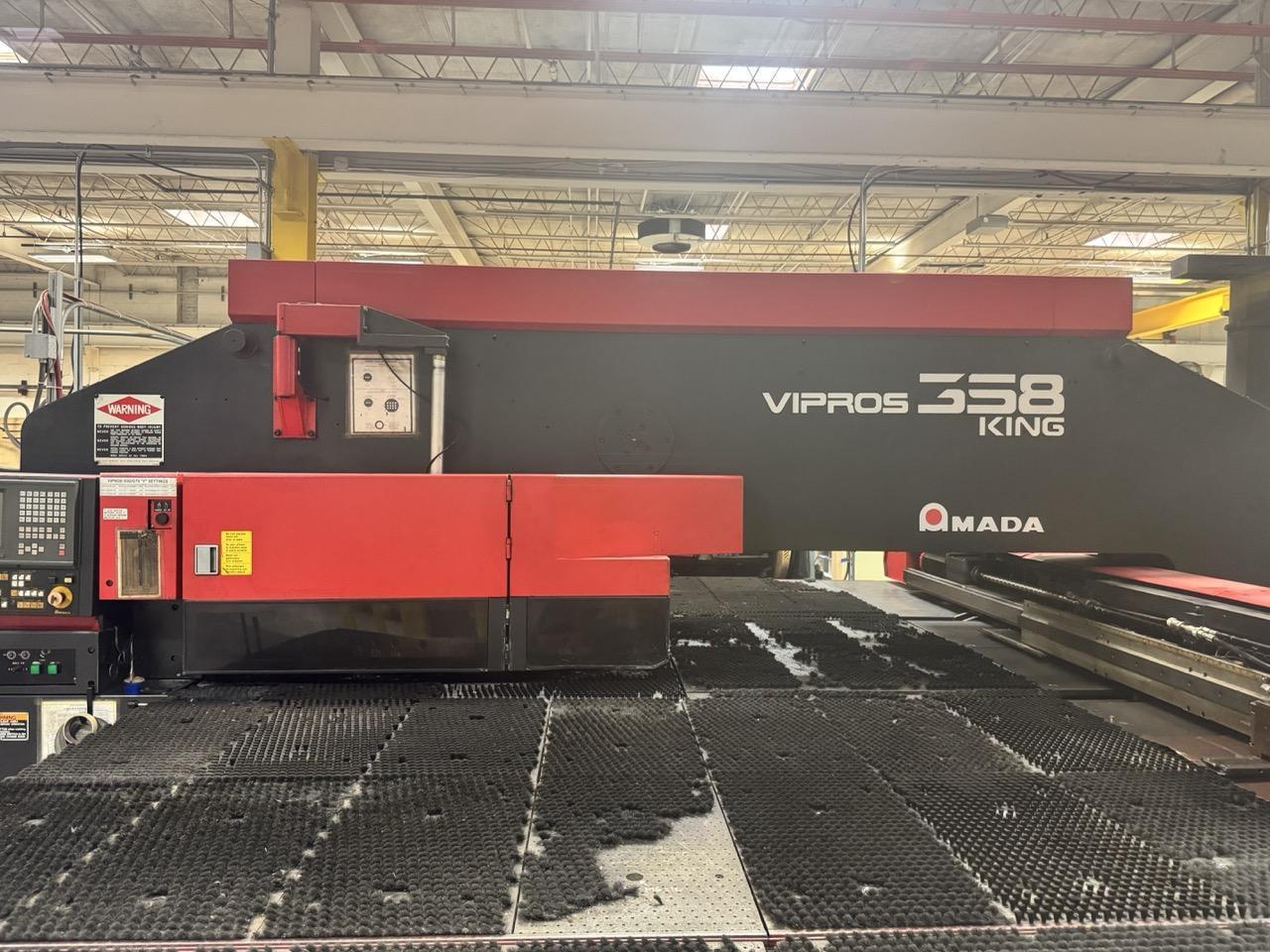 33 Ton Amada Vipros 358 King Turret Punch, 1998 – Fanuc Control