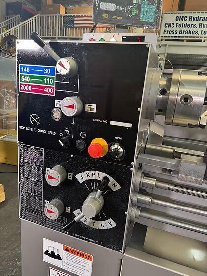 NEW 14" X 40" GMC MODEL GML-1440VT VARIABLE SPEED ENGINE LATHE