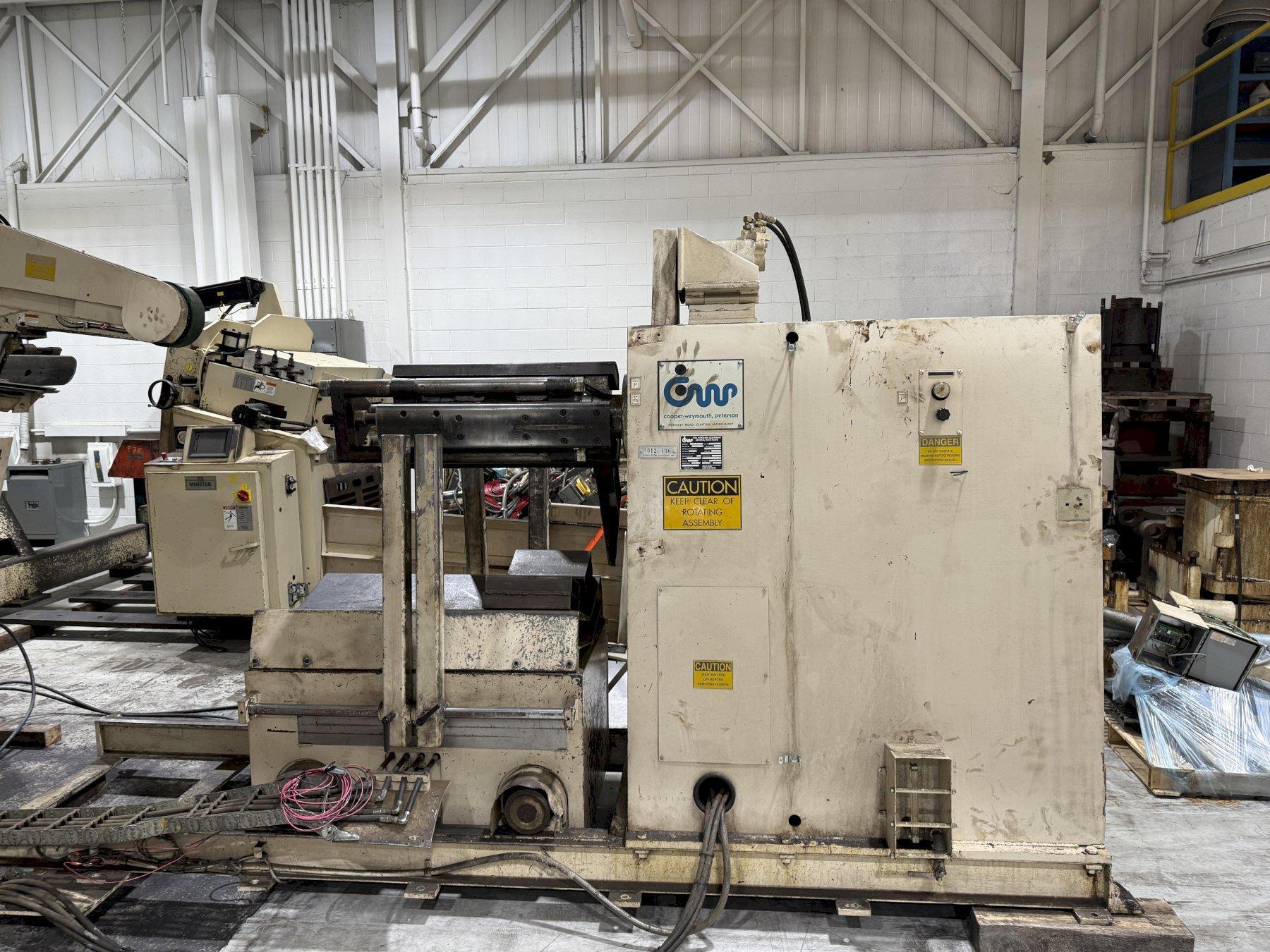 20,000 lbs. x 24" Cooper Weymouth Peterson Heavy Duty Servo Coil Feed Line For Sale