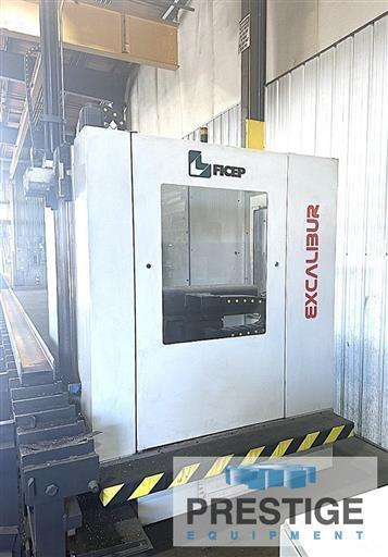 Ficep Excalibur 1201 DE CNC Single Spindle Traveling Column Drill with Automatic Tool Changer