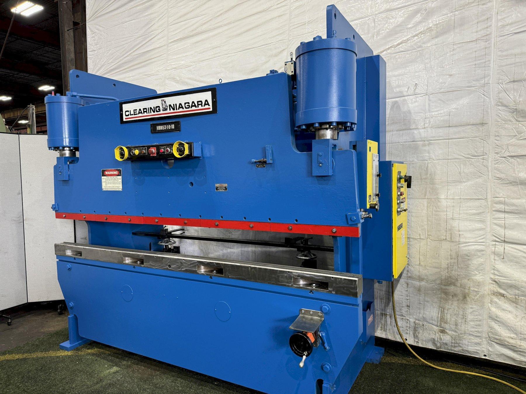135 TON x 10' NIAGARA HYDRAULIC  PRESS BRAKE: STOCK #77530