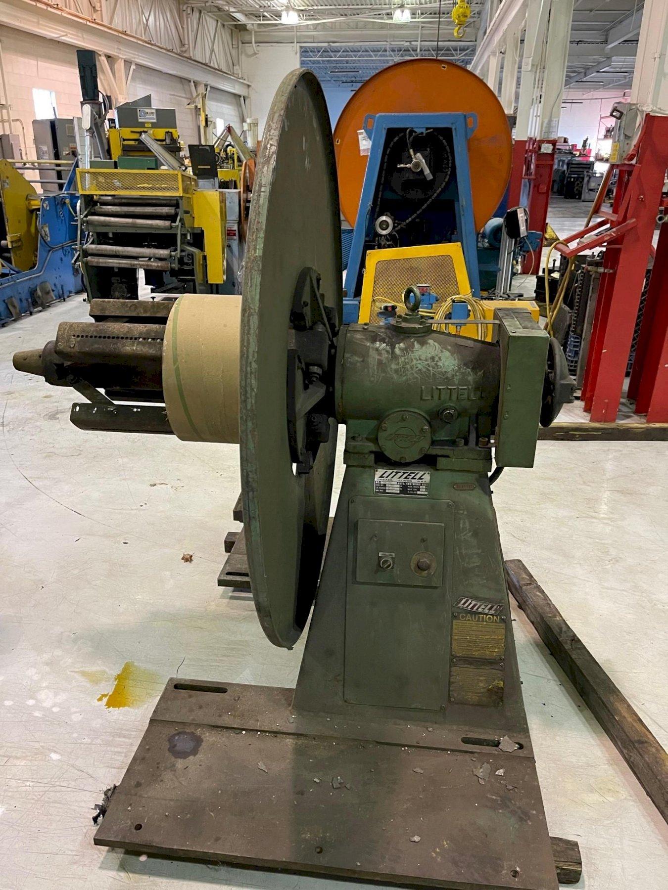4000 lbs x 24" wide Littell Pull Off Coil Reel Model #40-24