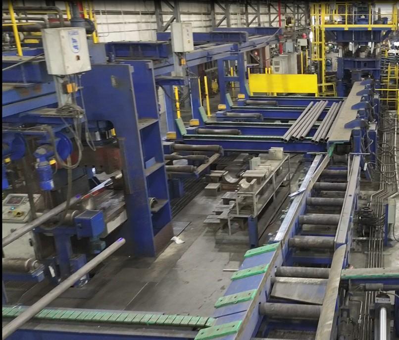 800 TON SXP HYDRAULIC STRAIGHTENING PRESS