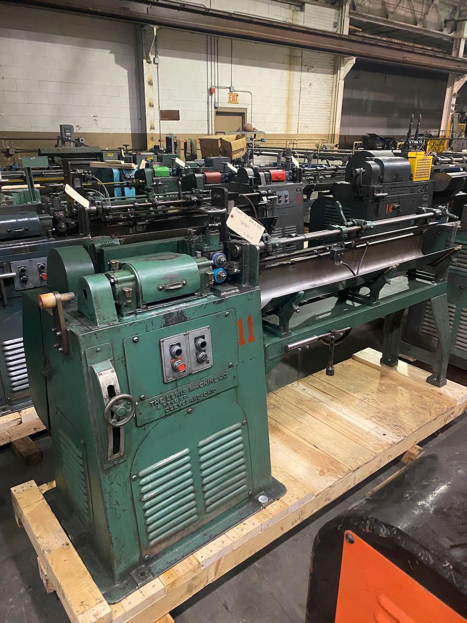 5/64" Lewis Model "0" Wire Straighten and Cutoff Machine