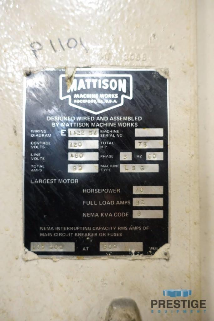 Mattison 36" x 144" Horizontal Surface Grinder