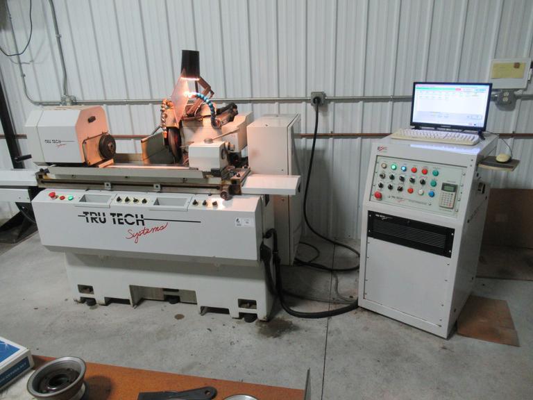 Tru Tech TTS-8-20 CNC Cylindrical Grinder, 8" x 20", Motorized Workhead, Tailstock, Coolant System- Auction Item